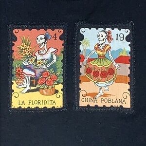 Black American apparel skeleton Onesie 6-12 months